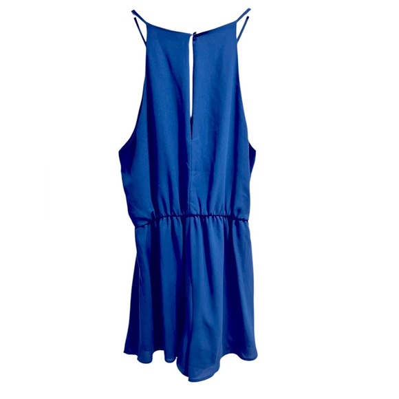 Lush Navy Blue Romper Size Small - Picture 2 of 3